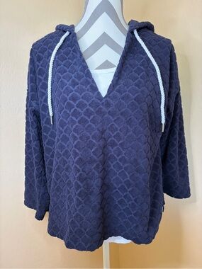 T by Talbots Terry Hooded Top